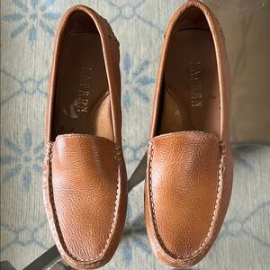 Lauren Ralph Lauren Brown Leather Loafers